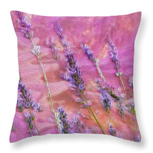 Lavender - Throw Pillow