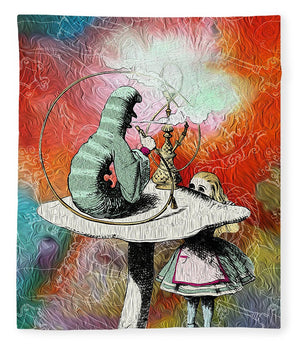 Alice In Wonderland - Caterpillar - Blanket