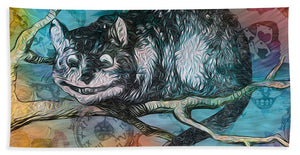 Alice in Wonderland - Cheshire Cat - Beach Towel