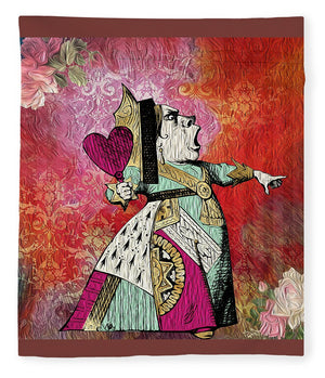 Alice in Wonderland - Queen of Hearts - Blanket