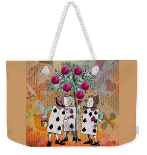 Alice In Wonderland - Rose Tree - Weekender Tote Bag