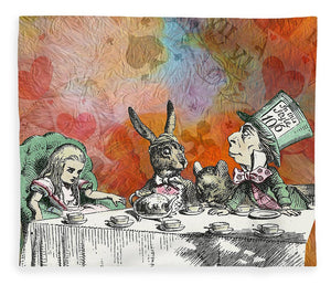 Alice In Wonderland - Tea Party - Blanket