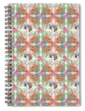 Another Time Pattern - Spiral Notebook