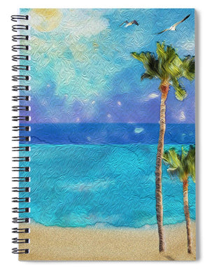Beach Day - Spiral Notebook