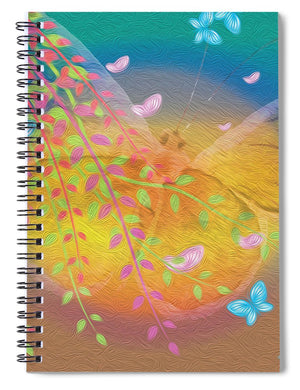 Beauty In Flight - Butterflies - Spiral Notebook