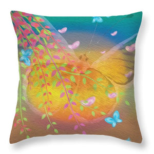 Beauty In Flight - Butterflies - Throw Pillow