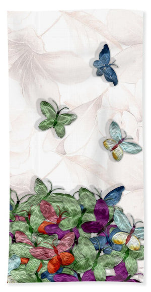 Butterfly Bouquet 1 of 2 - Beach Towel