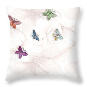 Butterfly Bouquet 2 of 2 - Throw Pillow