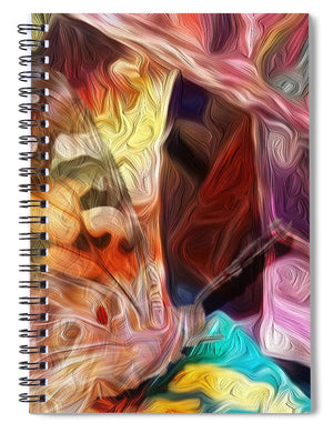 Butterfly Wings Abstract - Spiral Notebook