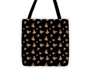Butterfly Wings Pattern - Black - Tote Bag