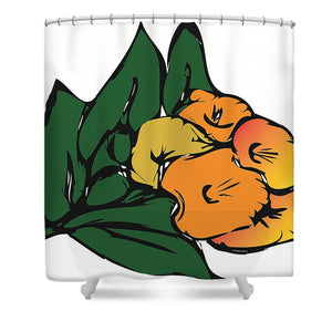 Catch the Bouquet 1 of 3 - Shower Curtain