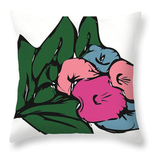 Catch the Bouquet 3 of 3 - Throw Pillow