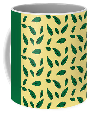 Catch the Bouquet Leaves Pattern - Mug
