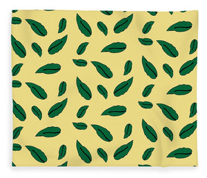 Catch the Bouquet Leaves Pattern - Blanket