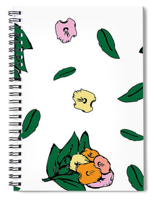 Catch the Bouquet Pattern Original - Spiral Notebook