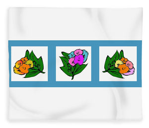 Catch the Bouquet Triptych - Blanket