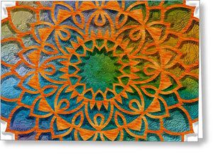 Cemented Mandala 1 - Greeting Card