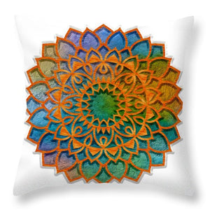 Cemented Mandala 1 - Throw Pillow