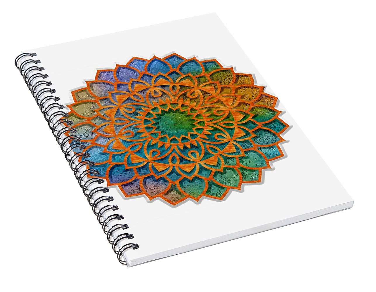 Cemented Mandala 1 - Spiral Notebook
