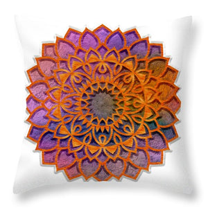 Cemented Mandala 3 - Throw Pillow