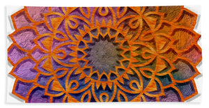 Cemented Mandala 3 - Beach Towel