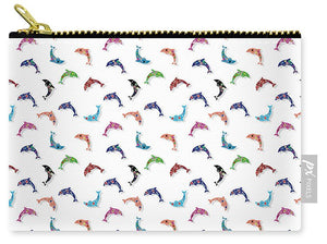 Colorful Dolphins Pattern - Carry-All Pouch