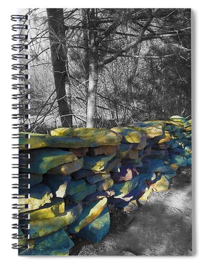 Colorful Flagstone - Spiral Notebook