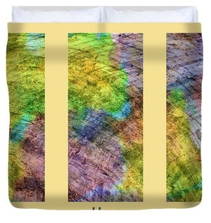 Connected World Triptych - Duvet Cover