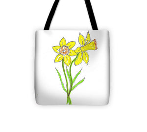 Daffodil Times Two - Tote Bag