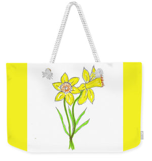 Daffodil Times Two - Weekender Tote Bag