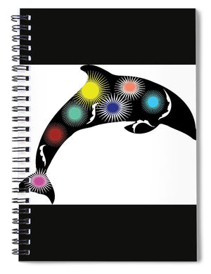 Dolphin 1 - Spiral Notebook