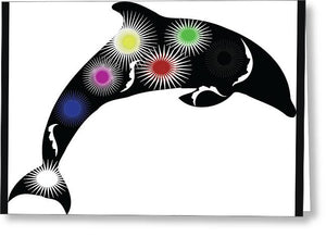 Dolphin 10 - Greeting Card
