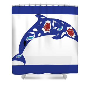 Dolphin 11 - Shower Curtain
