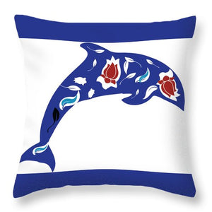 Dolphin 11 - Throw Pillow