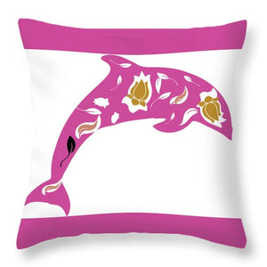 Dolphin 12 - Throw Pillow