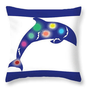 Dolphin 2 - Throw Pillow