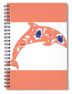 Dolphin 4 - Spiral Notebook