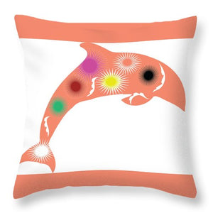 Dolphin 5 - Throw Pillow