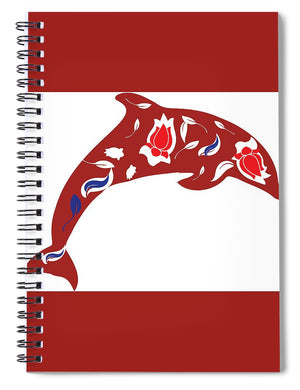 Dolphin 8 - Spiral Notebook