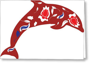 Dolphin 8 - Greeting Card