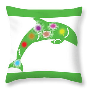 Dolphin 9 - Throw Pillow