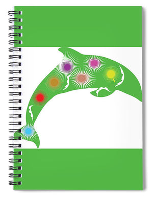 Dolphin 9 - Spiral Notebook