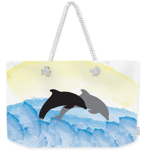 Dolphins 1 of 2 - Weekender Tote Bag