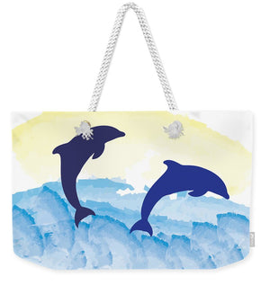 Dolphins 2 of 2 - Weekender Tote Bag
