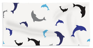 Dolphins Delight Pattern - Large - Beach Towel