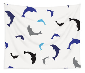 Dolphins Delight Pattern - Large - Tapestry