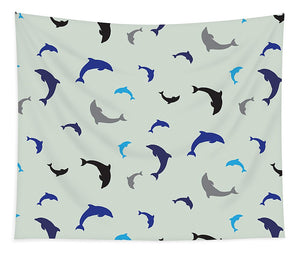 Dolphins Delight Pattern - Small - Tapestry