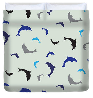 Dolphins Delight Pattern - Small - Duvet Cover