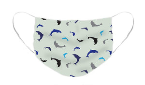Dolphins Delight Pattern - Small - Face Mask