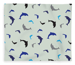 Dolphins Delight Pattern - Small - Blanket